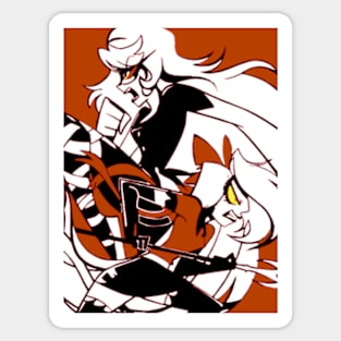 Hazbin Hotel Out for Love Carmilla and Vaggie Sticker